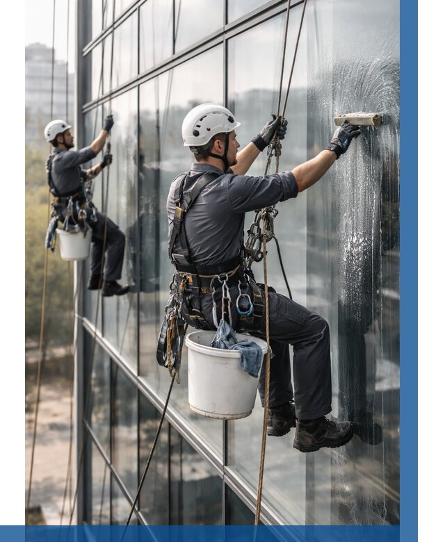 Мойка сплошного остекления в Коломне, заказать от 304 р.| ВЫСОТНИК-Клм