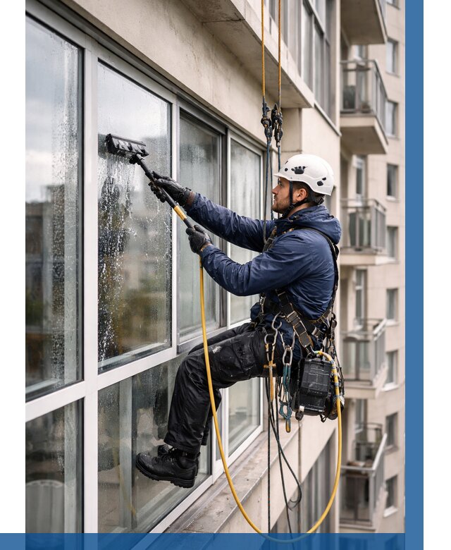 Мойка балконного остекления в Коломне от 3549 р. | ВЫСОТНИК-Клм