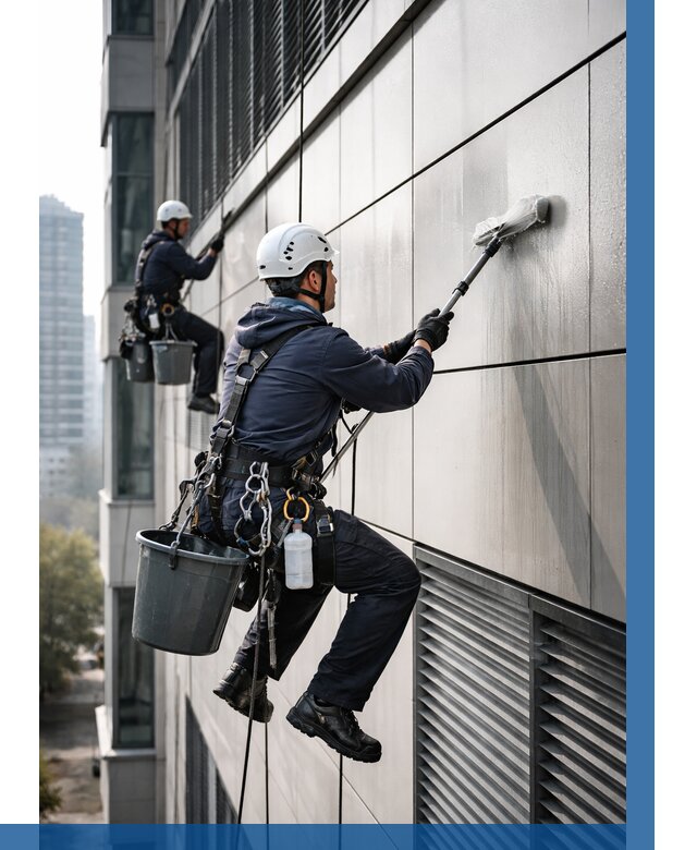 Мойка вентилируемого фасада в Коломне от 253 р. | ВЫСОТНИК-Клм