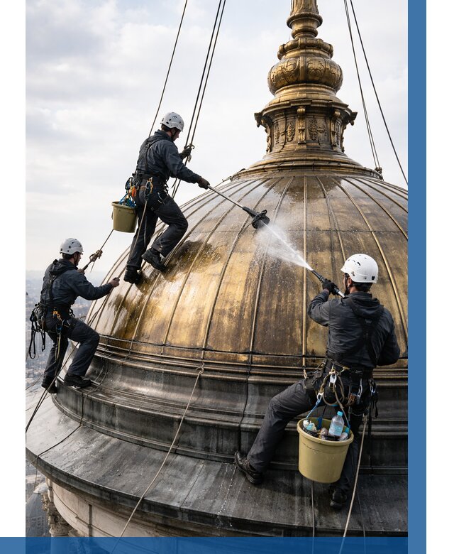 Мойка куполов и шпилей в Коломне от 8111 р. - заказать | ВЫСОТНИК-Клм