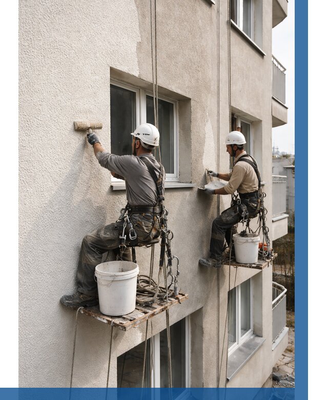 Нанесение короеда на фасад в Коломне от 456 р. | ВЫСОТНИК-Клм