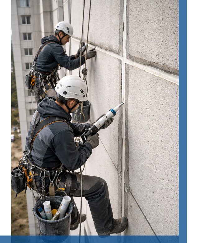 Герметизация межпанельных швов в Коломне от 710 р. | ВЫСОТНИК-Клм
