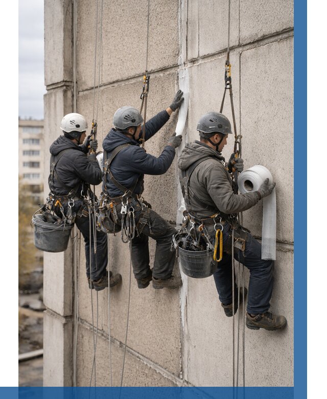 Ремонт межпанельных швов в Коломне от 760 р. | ВЫСОТНИК-Клм