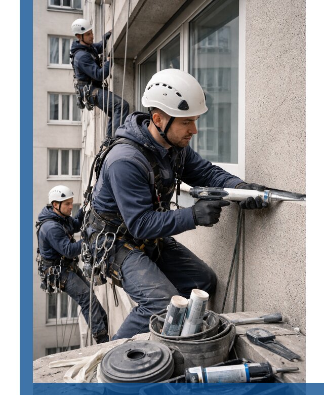 Герметизация швов лоджии в Коломне профессионально и надежно