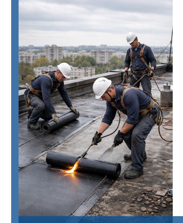 Ремонт наплавляемой кровли в Коломне качественно и надежно
