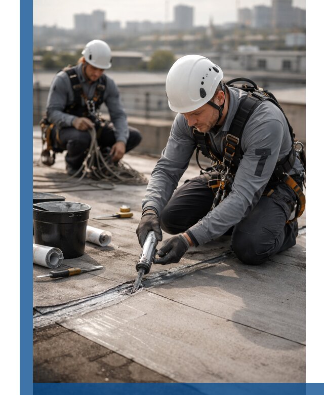 Аварийное и капитальное устранение протечек кровли в Коломне