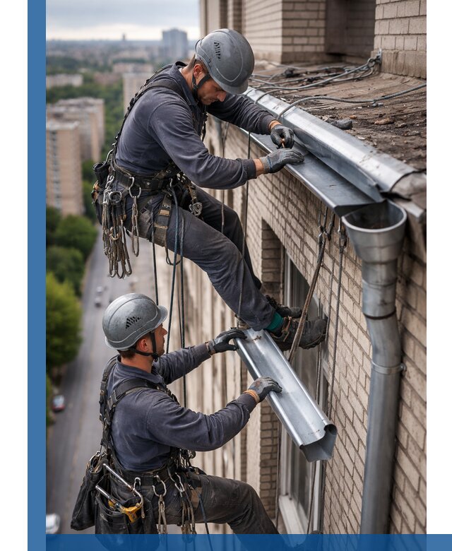 Ремонт водосточных желобов в Коломне, быстро и качественно