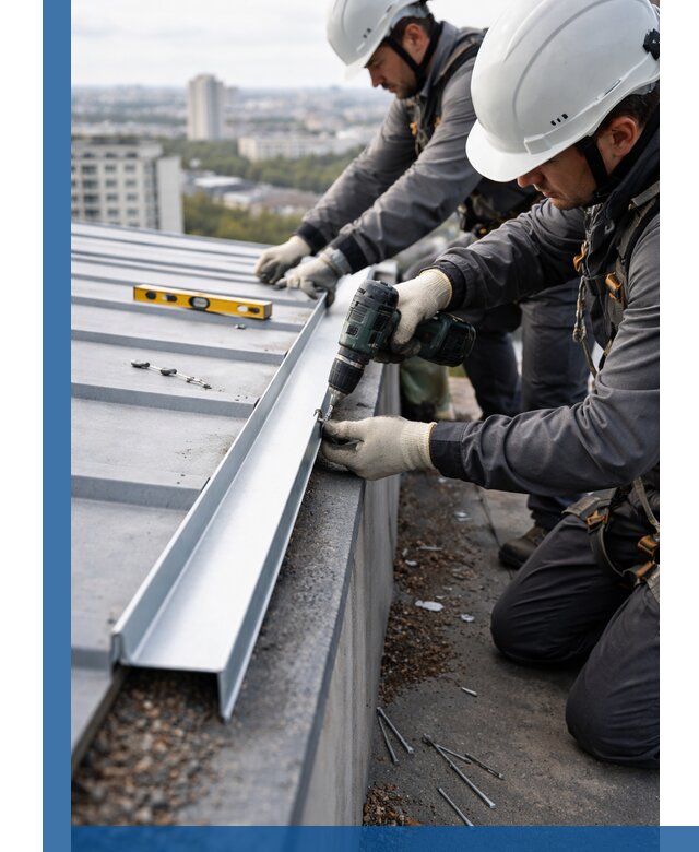 Монтаж капельника на кровле в Коломне с гарантией качества