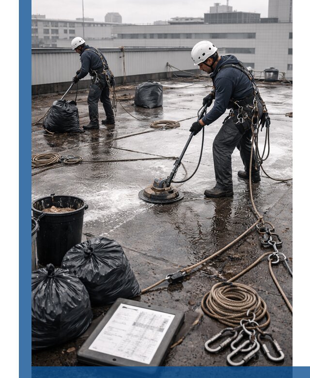 Плановая очистка кровли по графику в Коломне для безопасности