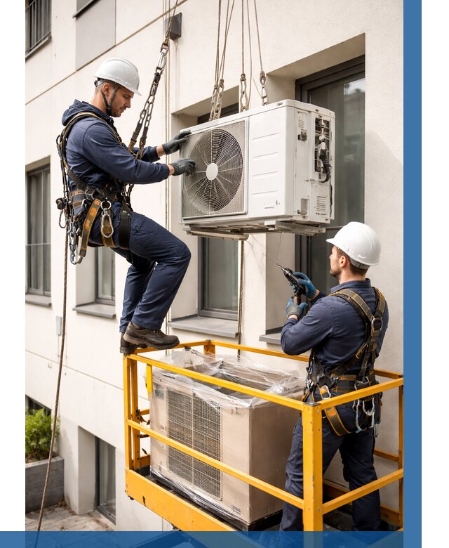 Демонтаж внешнего блока кондиционера в Коломне от 3549 р. | ВЫСОТНИК-Клм