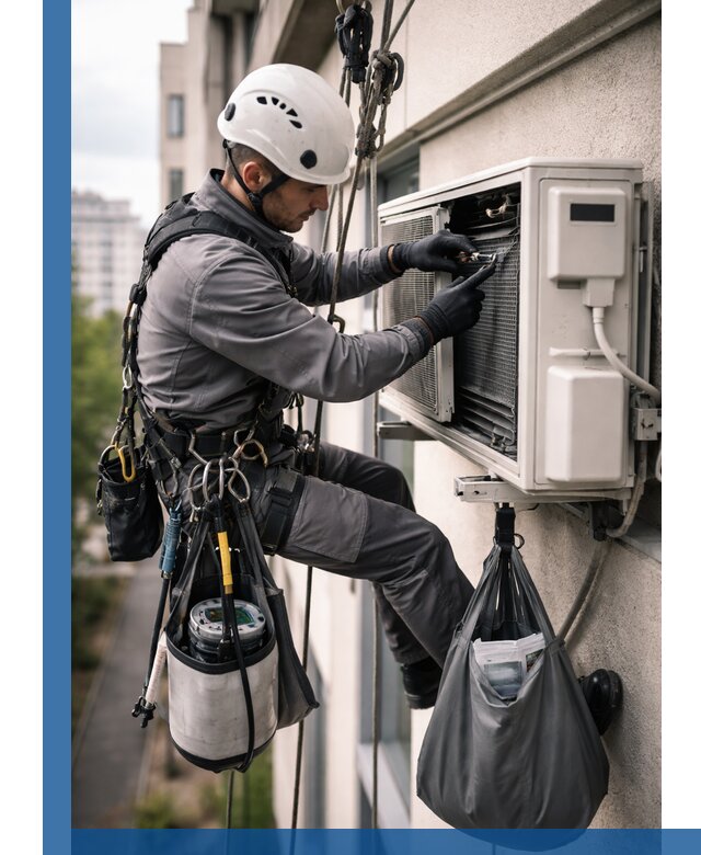 Обслуживание внешнего блока кондиционера в Коломне профессионально