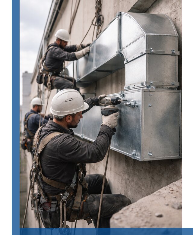 Профессиональный монтаж вентиляционных коробов в Коломне под ключ