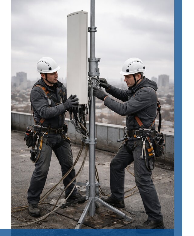 Монтаж антенн связи на крыше в Коломне от 8618 р. | ВЫСОТНИК-Клм