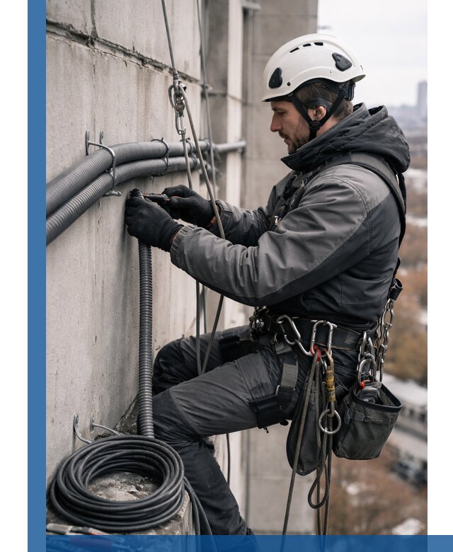 Профессиональный монтаж гофры для кабеля в Коломне с гарантией