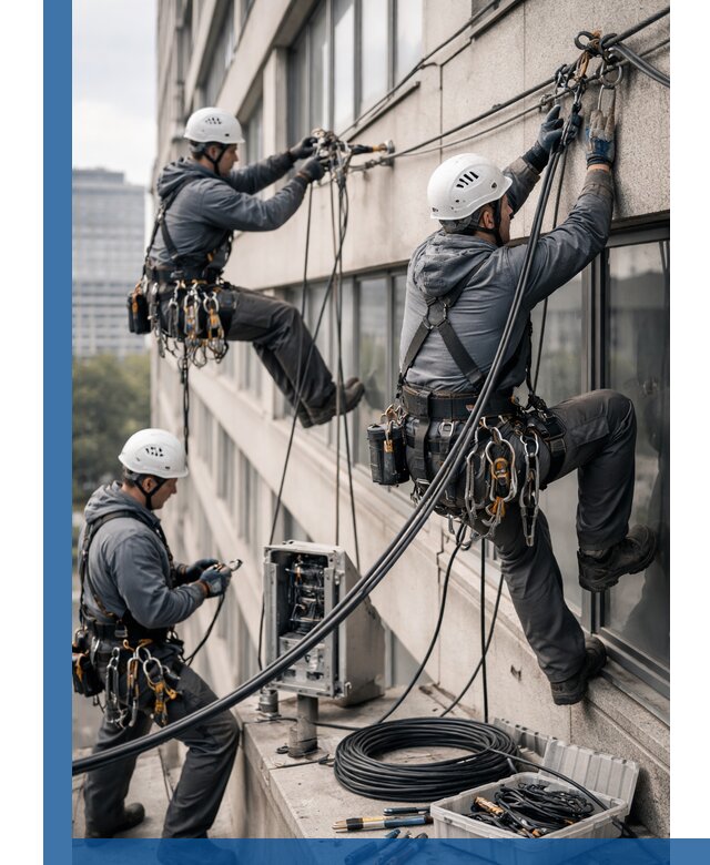 Прокладка оптоволоконного кабеля в Коломне под ключ с тестированием