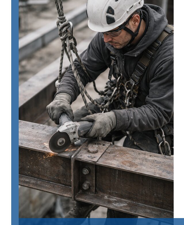 Резка металла на высоте в Коломне для зданий и конструкций