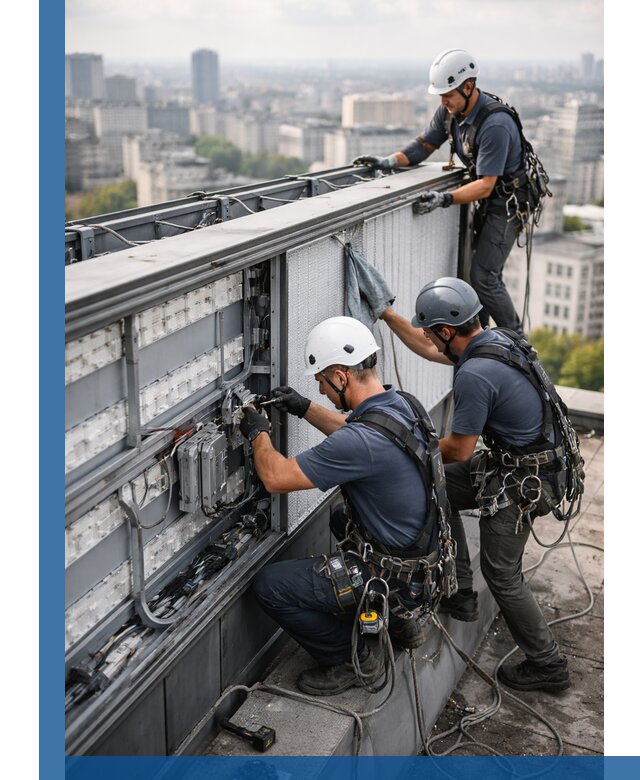 Профессиональное обслуживание крышной рекламы в Коломне под ключ