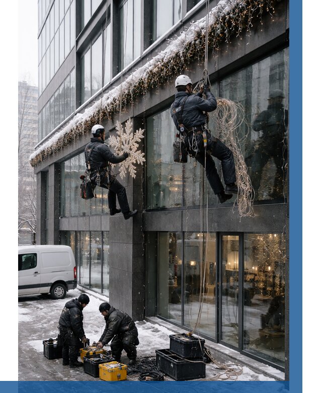 Демонтаж новогоднего оформления в Коломне от 5576 р. | ВЫСОТНИК-Клм