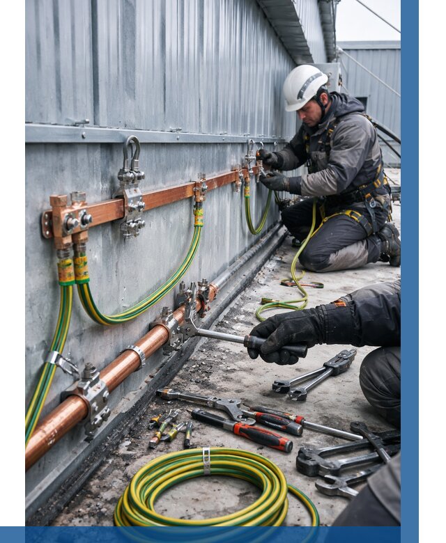 Монтаж заземления здания в Коломне от 25348 р. | ВЫСОТНИК-Клм