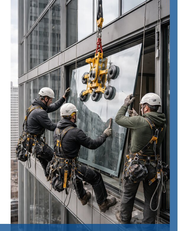 Фасадное остекление зданий под ключ в Коломне от 10139 р. | ВЫСОТНИК-Клм