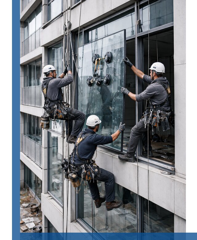 Фасадное остекление и монтаж витражей зданий в Коломне под ключ
