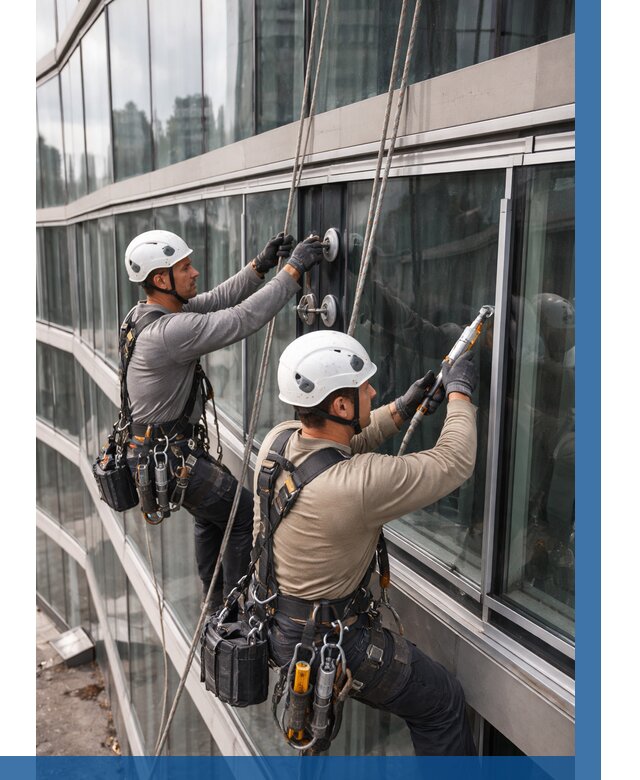 Радиусное остекление фасада в Коломне от 12167 р. | ВЫСОТНИК-Клм