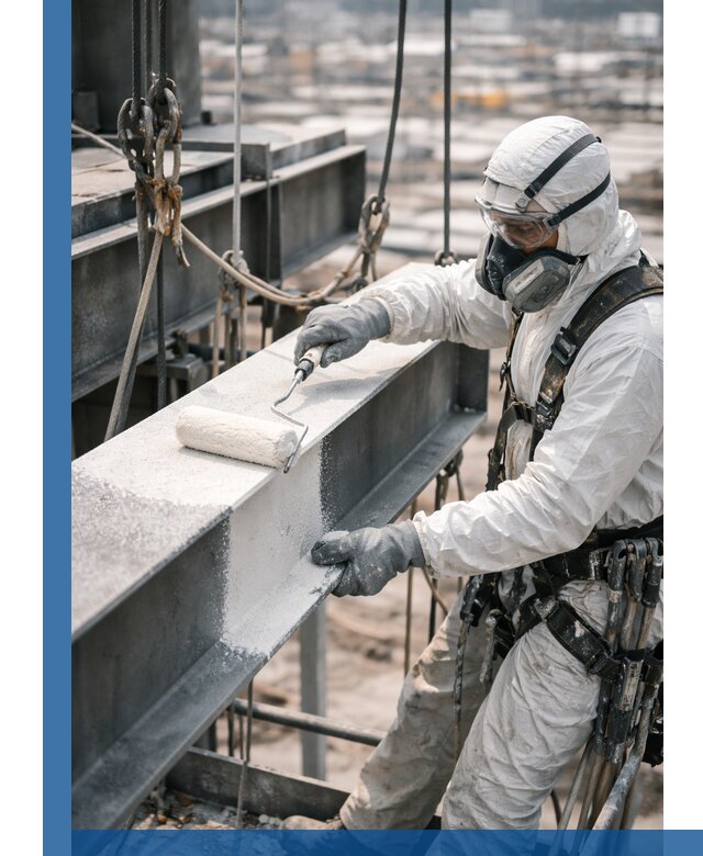 Профессиональная огнезащитная обработка металлоконструкций в Коломне