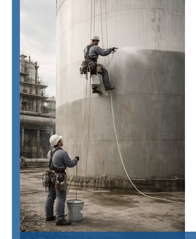 Покраска стальных резервуаров и емкостей в Коломне профессионально