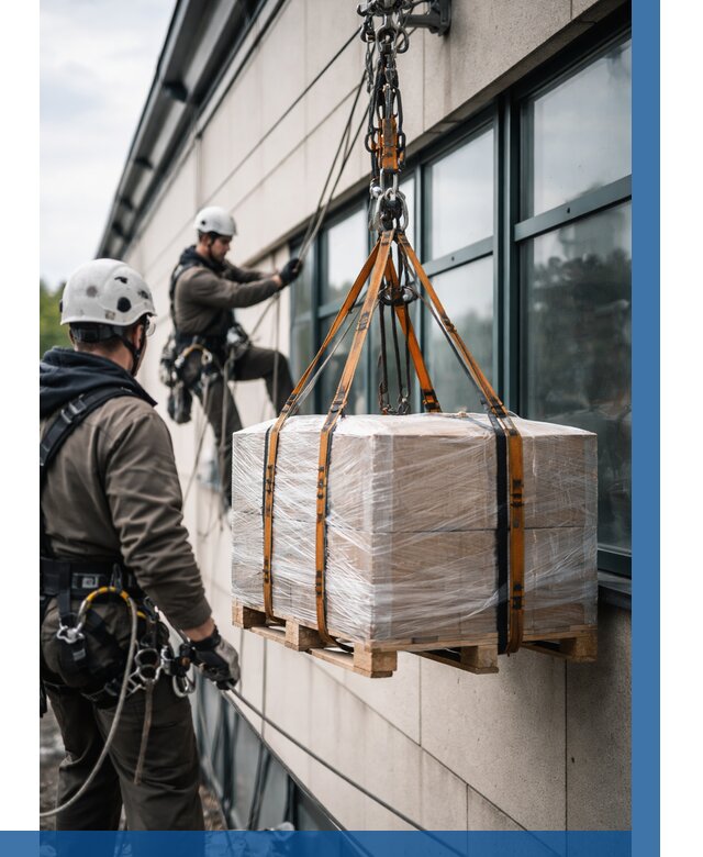 Подъем груза на высоту в Коломне от 3042 р. | ВЫСОТНИК-Клм