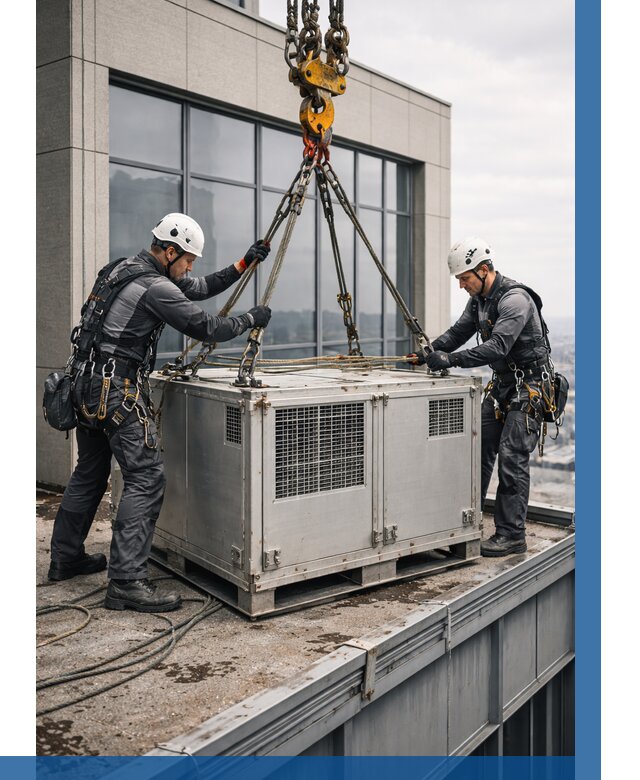 Такелажные работы на высоте в Коломне от 8111 р. | ВЫСОТНИК-Клм