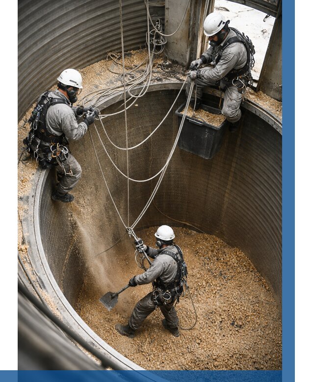 Чистка зерновых бункеров в Коломне от 12167 р. | ВЫСОТНИК-Клм