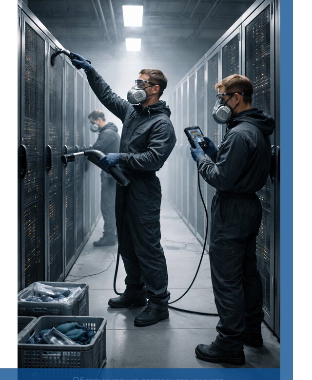 Обеспыливание серверной комнаты в Коломне от 4563 р. | ВЫСОТНИК-Клм