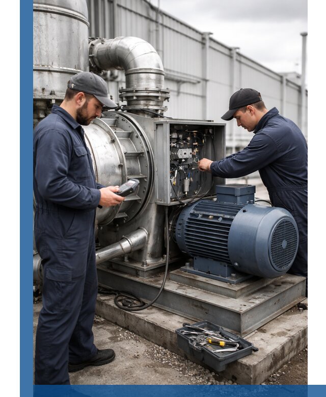 Техническое обслуживание промышленного оборудования в Коломне
