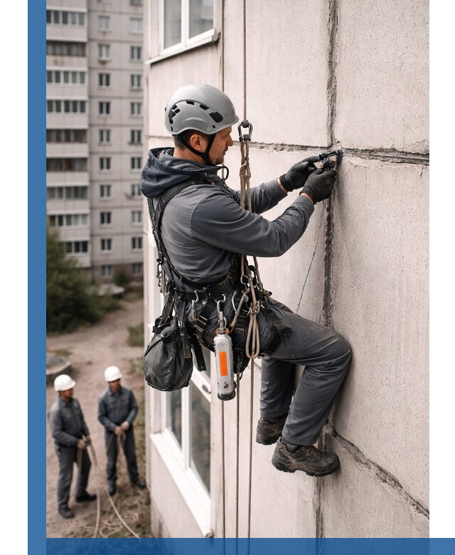 Обследование межпанельных швов и герметизация в Коломне